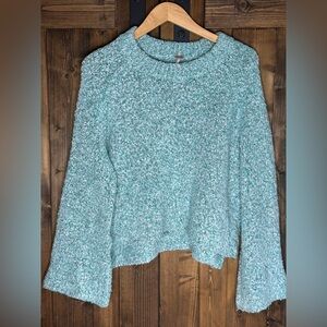 FP Movement by Free People Teal Textured Sweater